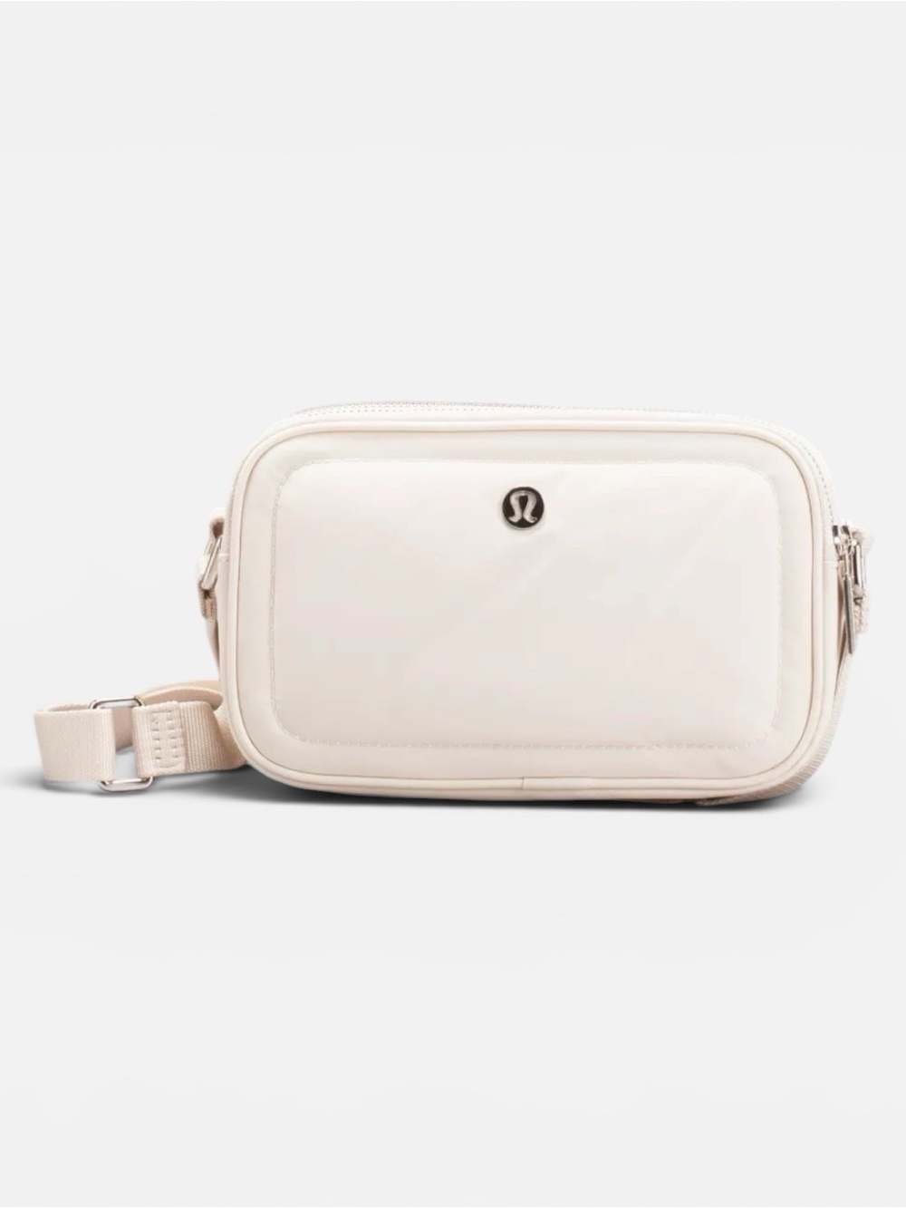 Lululemon Crossbody Camera Bag White Opal Adjustable Strap - Picture 1 of 12